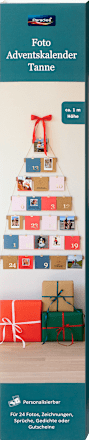 Adventskalender Foto Tanne Set Paradies