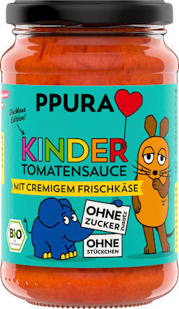 Tomatensauce Kinder mit Frischkäse PPURA