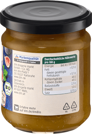 Fruchtaufstrich Feigen Konfitüre Extra Viva il Gusto dmBio