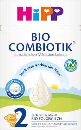 Folgemilch 2 Combiotik nach dem 6. Monat HiPP