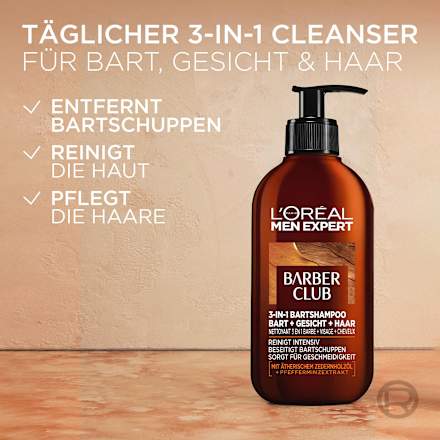 Barber Club 3in1 Bartshampoo L'ORÉAL PARiS MEN EXPERT