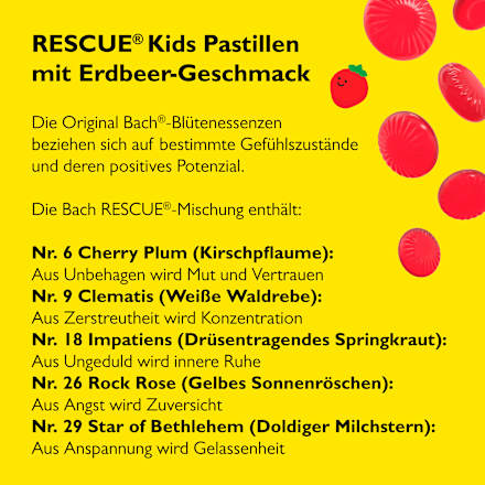 Pastillen Erdbeere Bach RESCUE