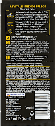 Maschera viso antirughe con Q10 Balea MEN