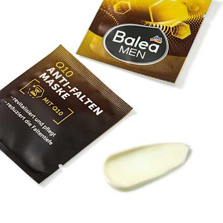 Maschera viso antirughe con Q10 Balea MEN