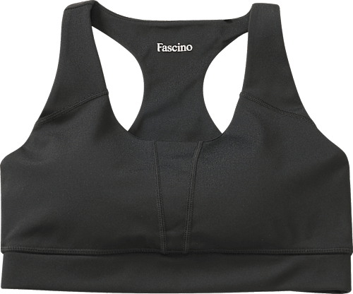 Sport-Bustier schwarz Gr. 42/44 Fascino