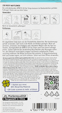 Samolepilne UV gel nalepke za nohte XPRESS Pedicure 020 trend !t up