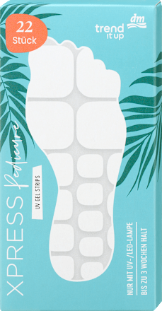 Samolepilne UV gel nalepke za nohte XPRESS Pedicure 010 trend !t up