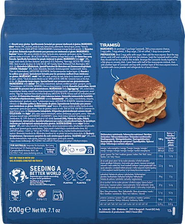 Löffelbiskuits "Savoiardi", glutenfrei Schär