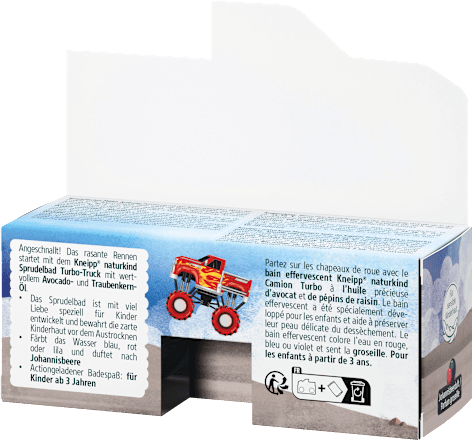 Kinder Badezusatz Sprudelbad Turbo Truck Kneipp Naturkind