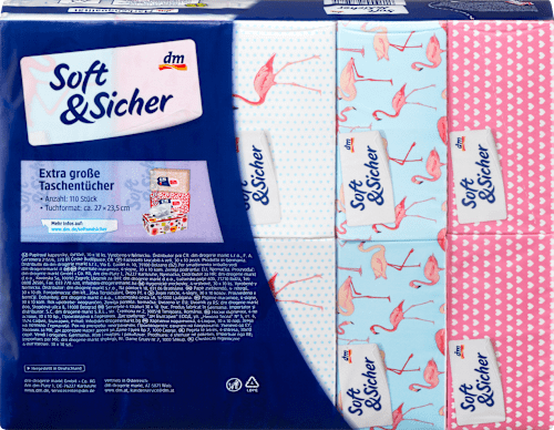 Taschentücher Classic Design 4-lagig (30x10 St) Soft&Sicher