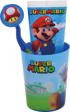 Detská súprava dentálnej hygieny Super Mario - od 3 rokov, modrá Disney