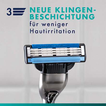 Rasierer, Mach3 mit 6 Rasierklingen Gillette