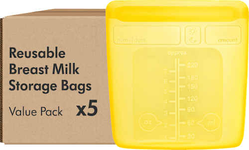Muttermilchbeutel Silikon wiederverwendbar Medela
