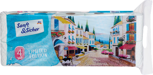 Toilettenpapier Design Edt. (10x180 Blatt) Sanft&Sicher