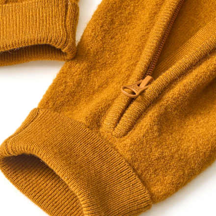 Overall aus Merinowolle mit Mitwachsfunktion & Fuchs-Muster, braun, Gr. 74/80 ALANA