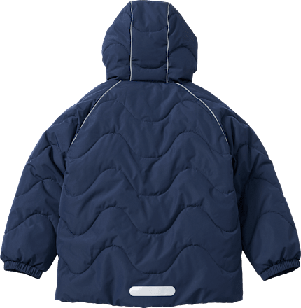 Winterjacke mit Raglanärmeln, blau & orange, Gr. 122/128 PUSBLU