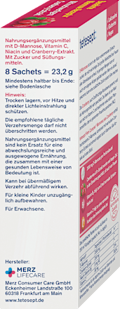 Femi Complex Mannose plus Cranberry Direkt Sticks tetesept