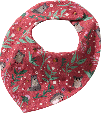 Halstuch mit Waldtier-Muster, rot ALANA