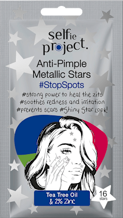 Anti-Pickel-Patches Metallic Stars Selfie Project