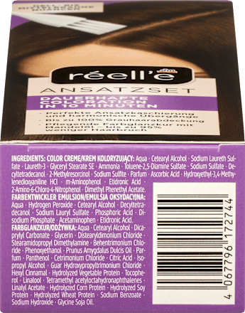 barva na odrosty světlá-středně hnědá réell‘e