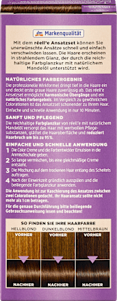 barva na odrosty světlá-středně hnědá réell‘e