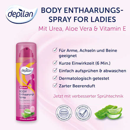 Spray Enthaarung depilan