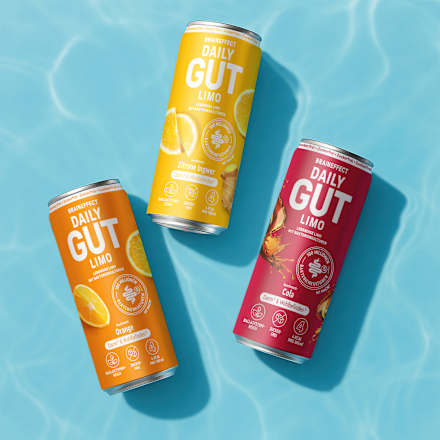 Daily Gut Limo Ingwer Zitrone Geschmack BRAINEFFECT