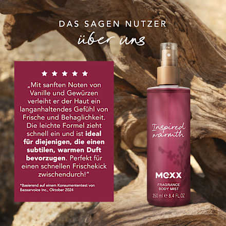  Inspired Warmth Körperspray Body Mist Mexx