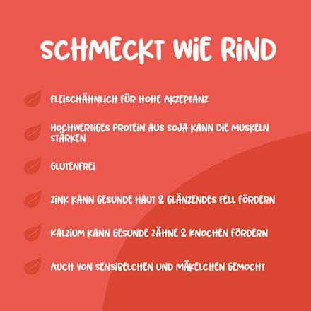 Nassfutter Hund, Vegan wie Rind VUTTER!