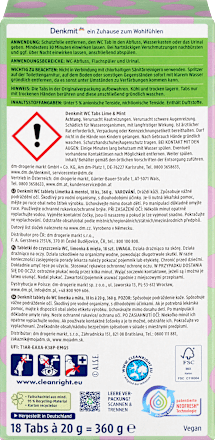 WC tablety limetka a mäta Denkmit