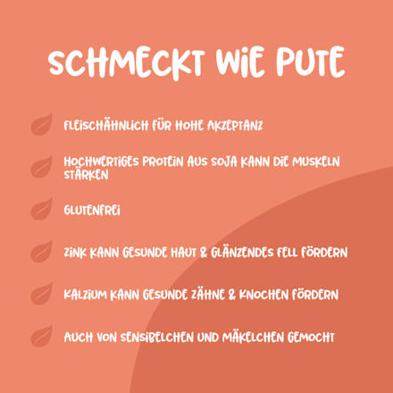 Nassfutter Hund, Vegan wie Pute VUTTER!