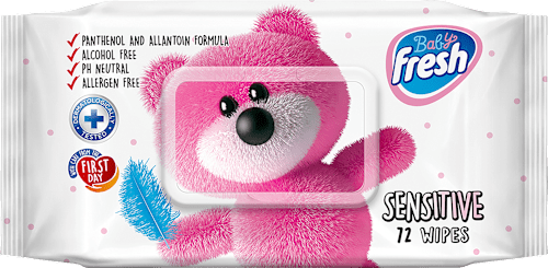 SENSITIVE - vlažne maramice za bebe  Baby fresh