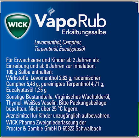 WICK VapoRub Erkältungssalbe WICK