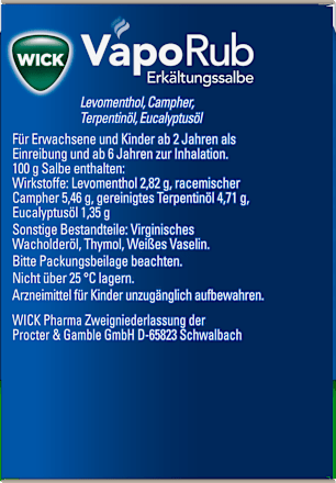 WICK VapoRub Erkältungssalbe WICK