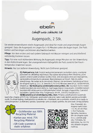 Jastučići za oči od nehrđajućeg čelika My Happy Place ebelin