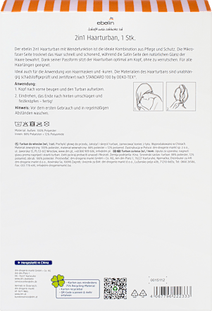 2u1 turban za kosu My happy place ebelin