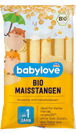 Bastoncini di mais biologici babylove