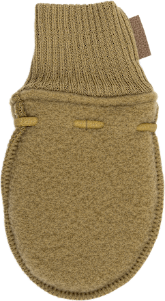 Handschuhe mit Merinowolle, khaki, Gr. 74/80 Mikk-Line