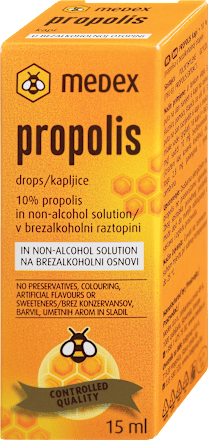 Prehransko dopolnilo Propolis, v kapljicah Medex