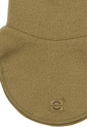 Loop Schal mit Merinowolle, khaki, Gr. 3 Mikk-Line