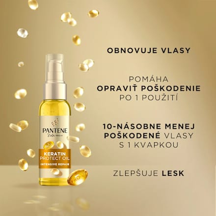 Olejek do włosów z keratyną PANTENE PRO-V