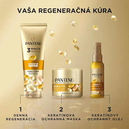Obnovujúca maska na poškodené vlasy Keratin Intensive Repair PANTENE PRO-V