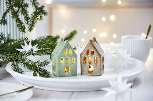 Keramikhaus sortiert Dekorieren & Einrichten