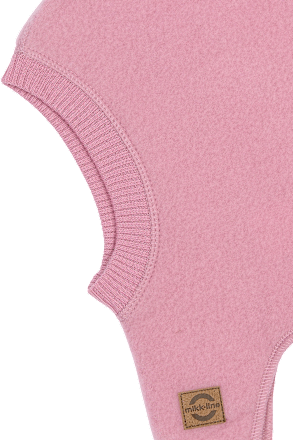 Schlupfmütze mit Merinowolle, rosa, Gr. 74/80 Mikk-Line