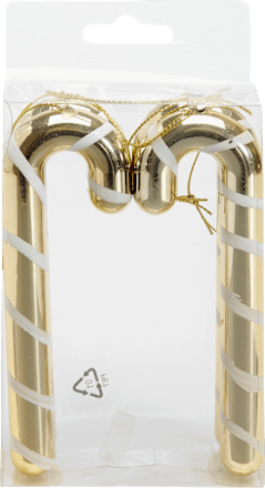 Zuckerstangen-Behang gold-weiß Dekorieren & Einrichten