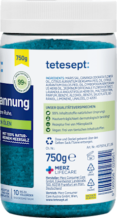 Badesalz Tiefen-Entspannung tetesept