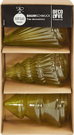 Glas Tannenbaum Grün Dekorieren & Einrichten