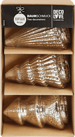 Glas Tannenbaum Silber BRAUNS-HEITMANN