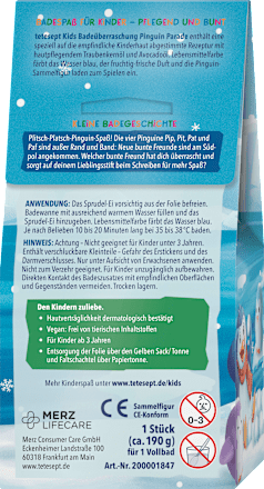 Kinder Badezusatz Badeüberraschung Pinguin Parade  tetesept: KIDS