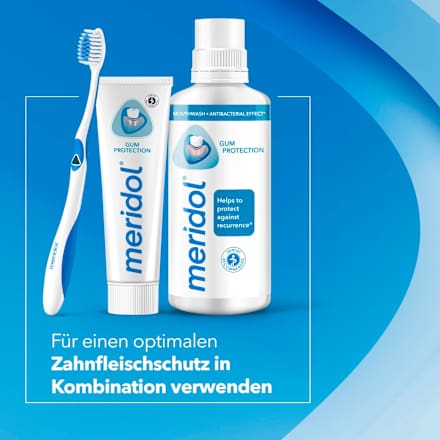 Zahnbürste Zahnfleischschutz mittel meridol